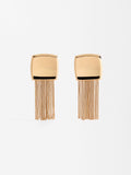 Aretes Cuadrados Con Efecto Cascada