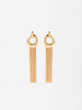 Aretes Largos De Cascada