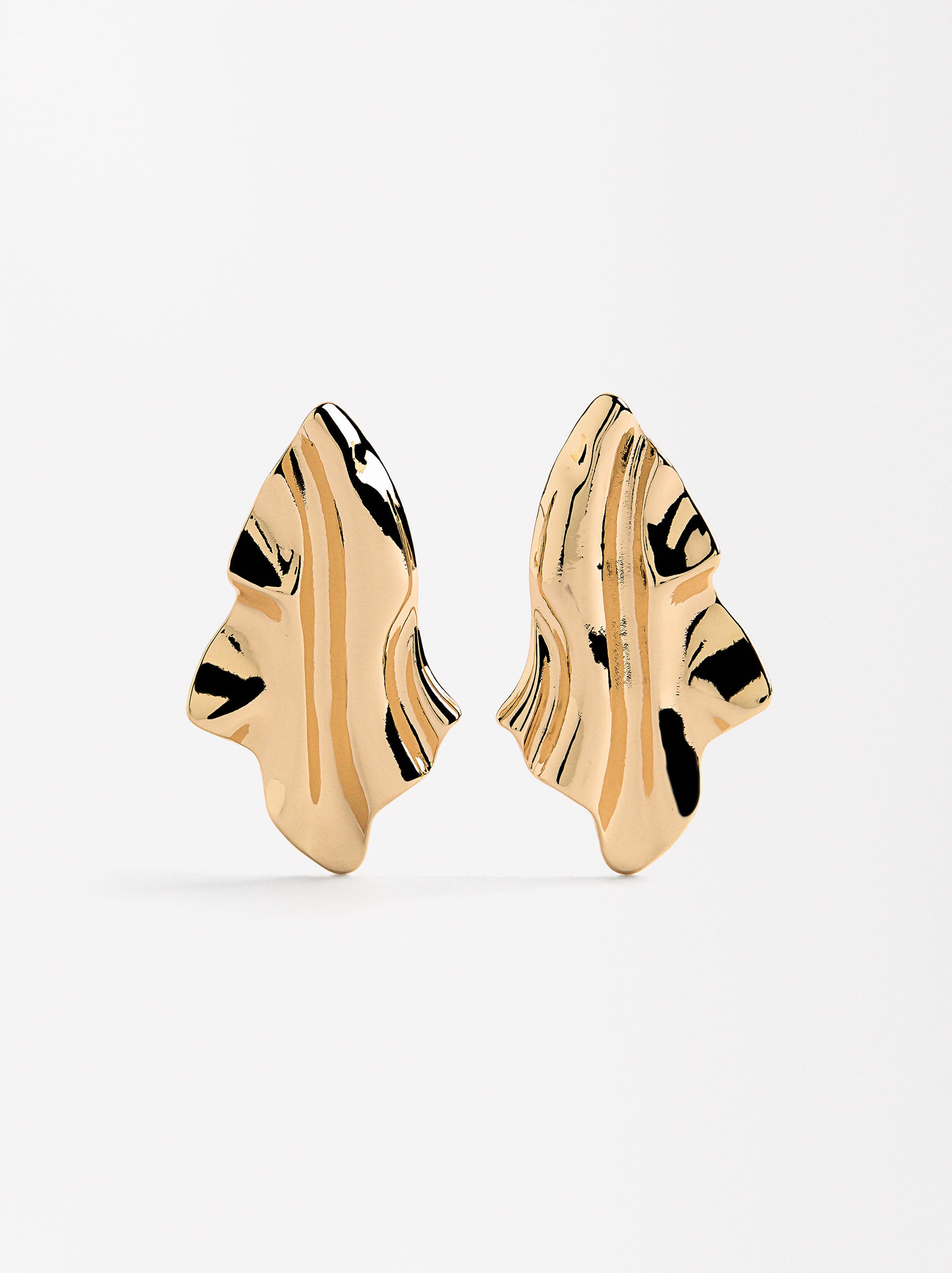 Aretes Alargados Con Relieve