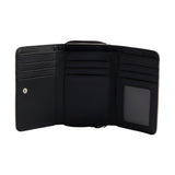 Cartera De Nylon Bordado Corazones