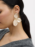 Aretes De Media Flor De Resina