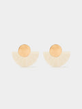 Pendientes Abanico Con Resina