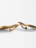Aretes Ovalados Con Relieve
