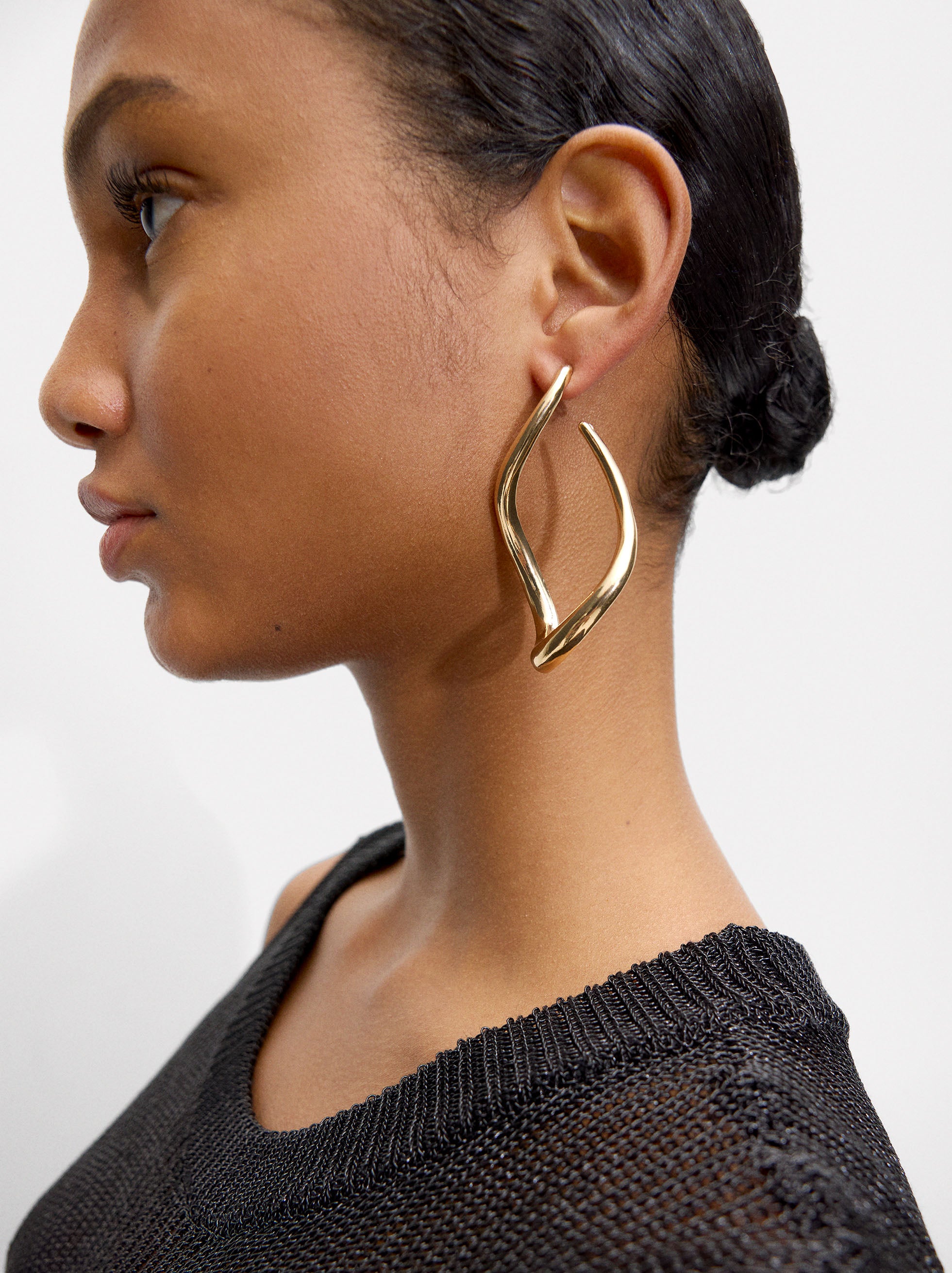 Aretes Abiertos Con Ondas