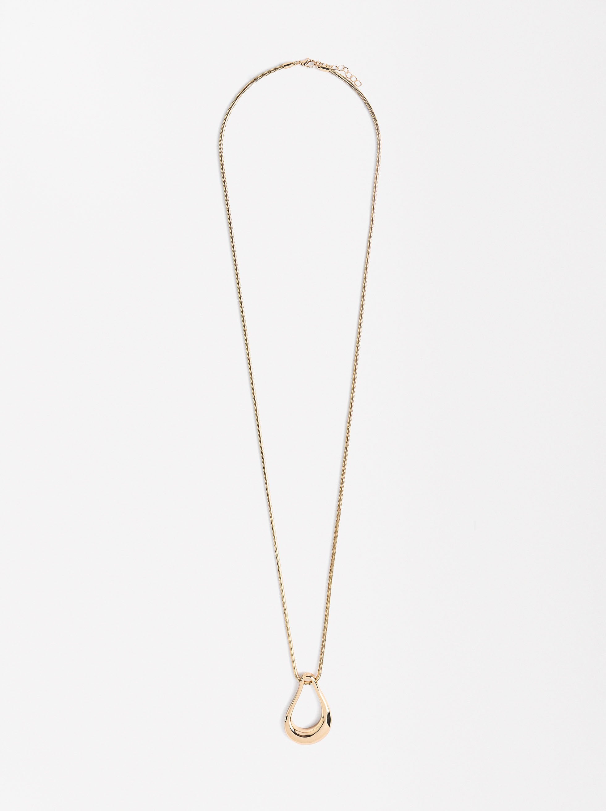 Collar Con Colgante Ovalado