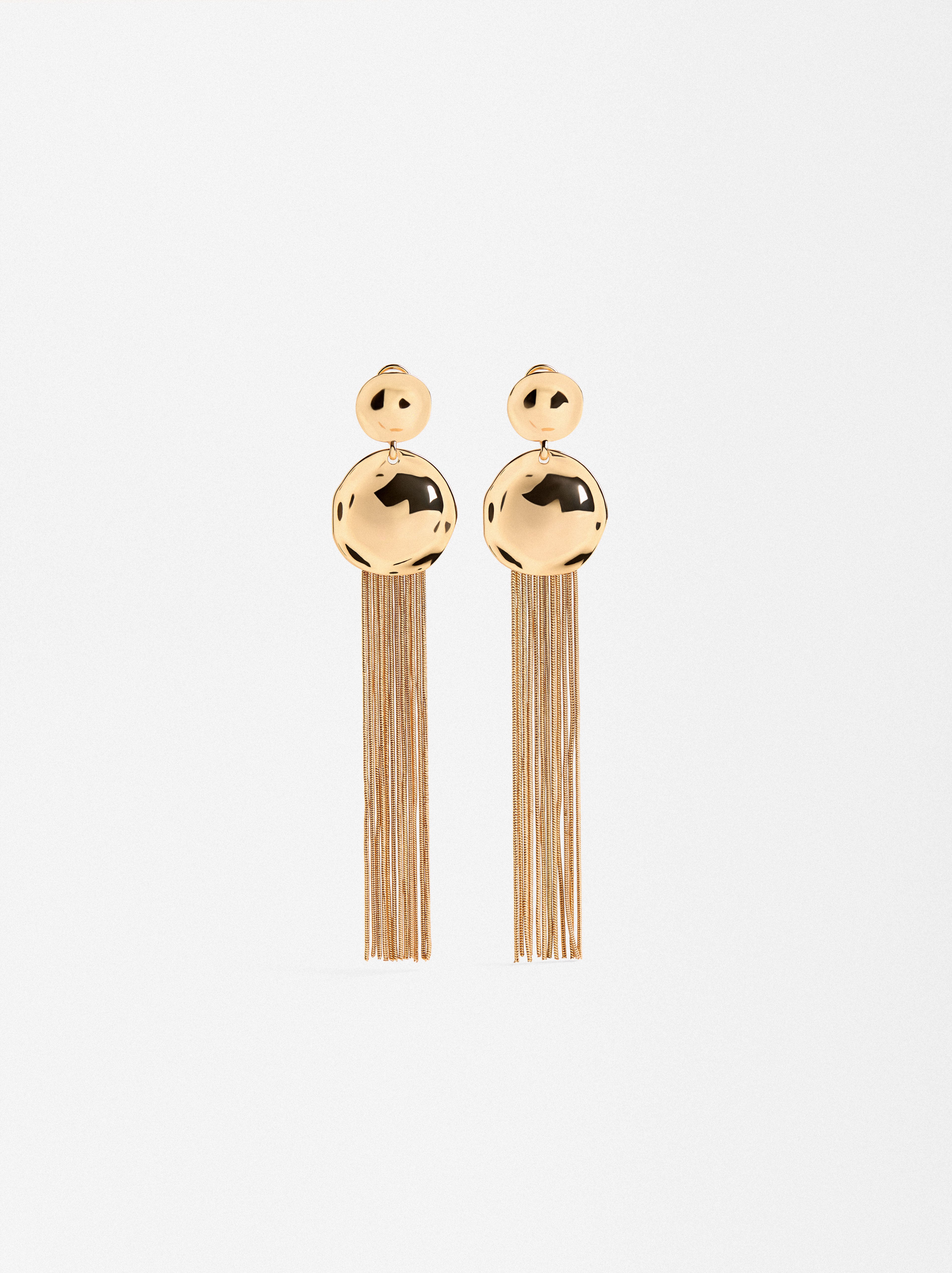 Aretes Con Relieve Efecto Cascada