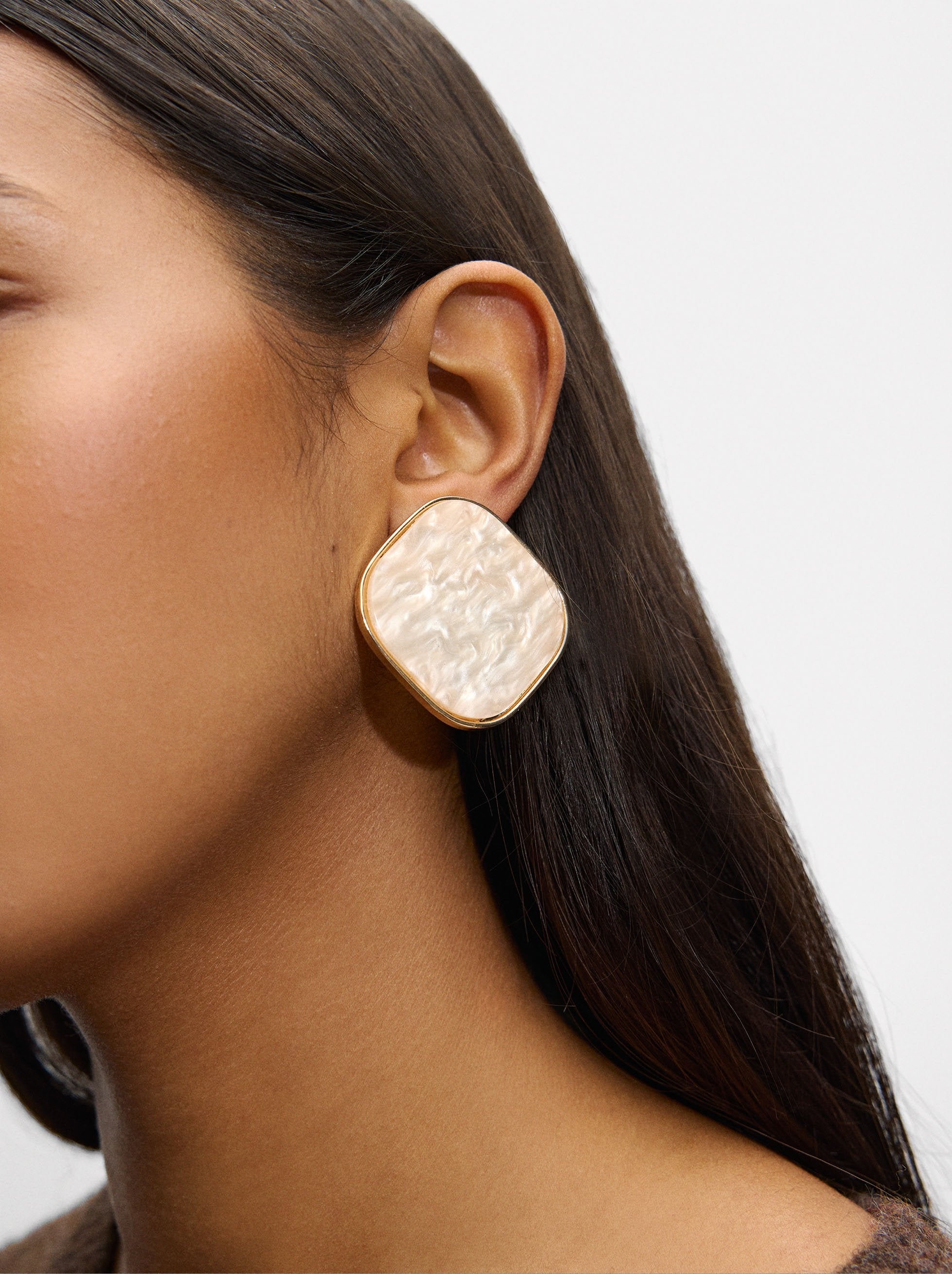 Aretes Maxi Perlados