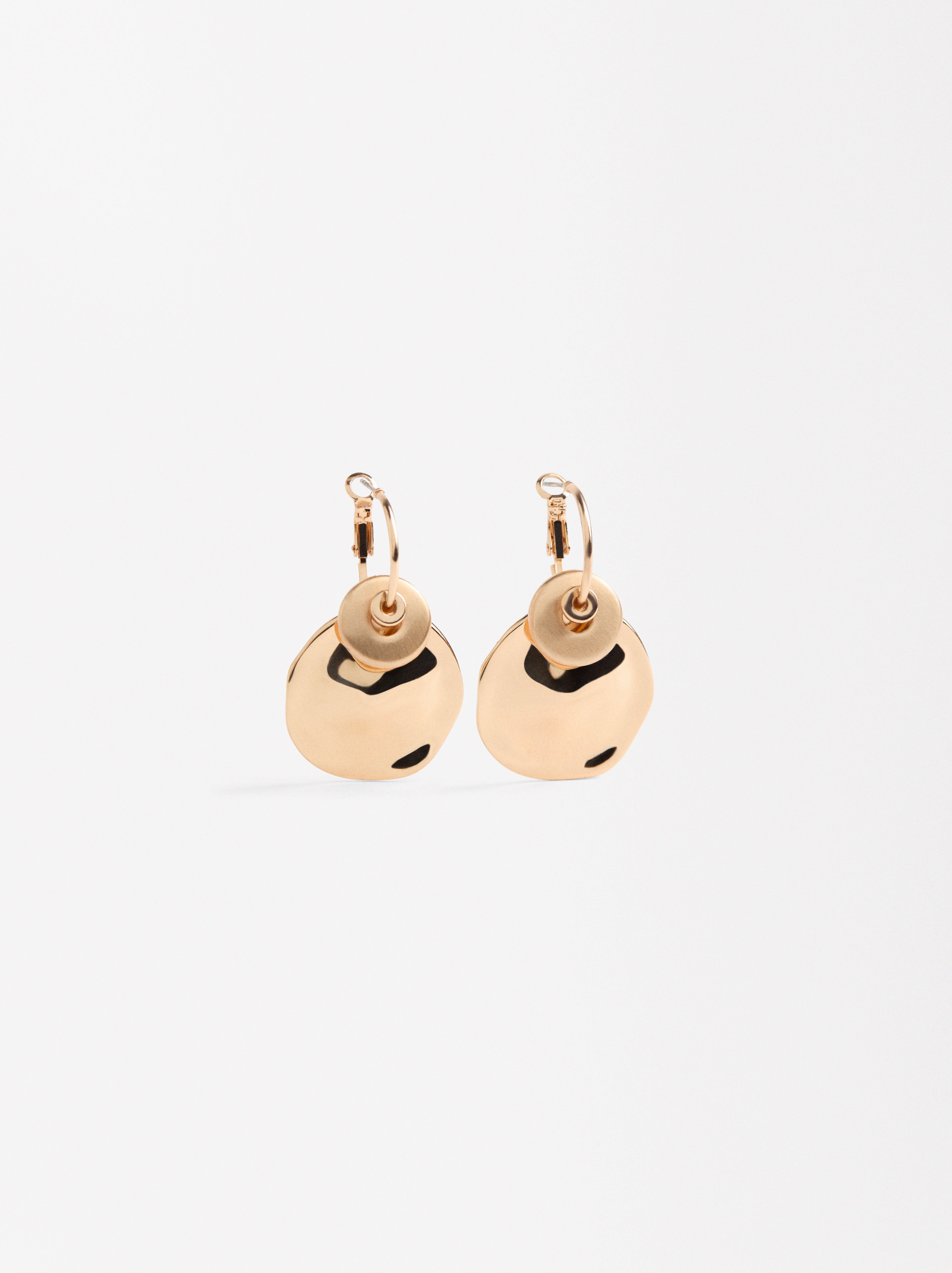Aretes Con Colgantes Redondos