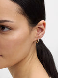 Aro Individual Pavé Hexagonal Con Zirconias