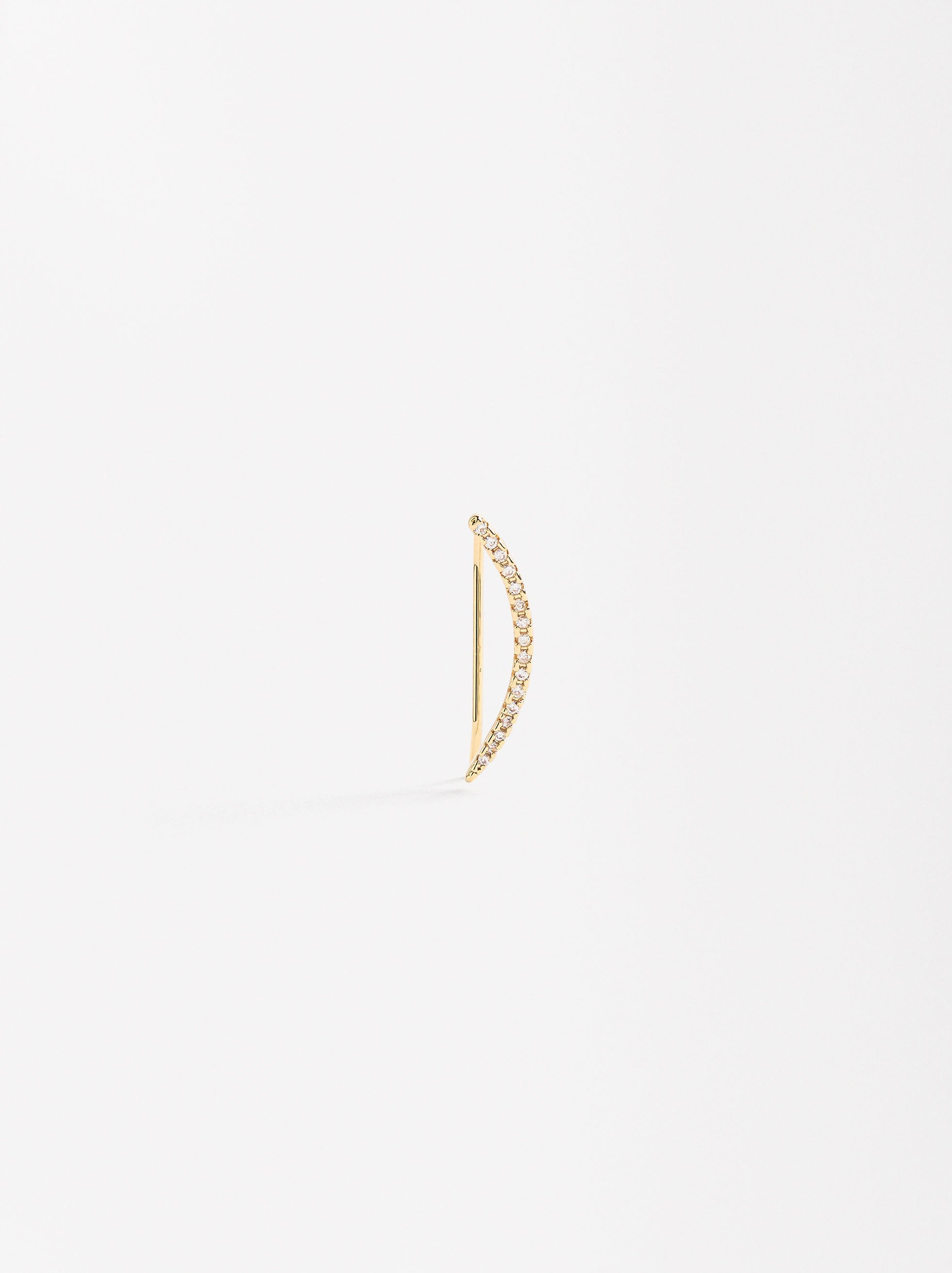 Aretes Individual Pavé Con Zirconias