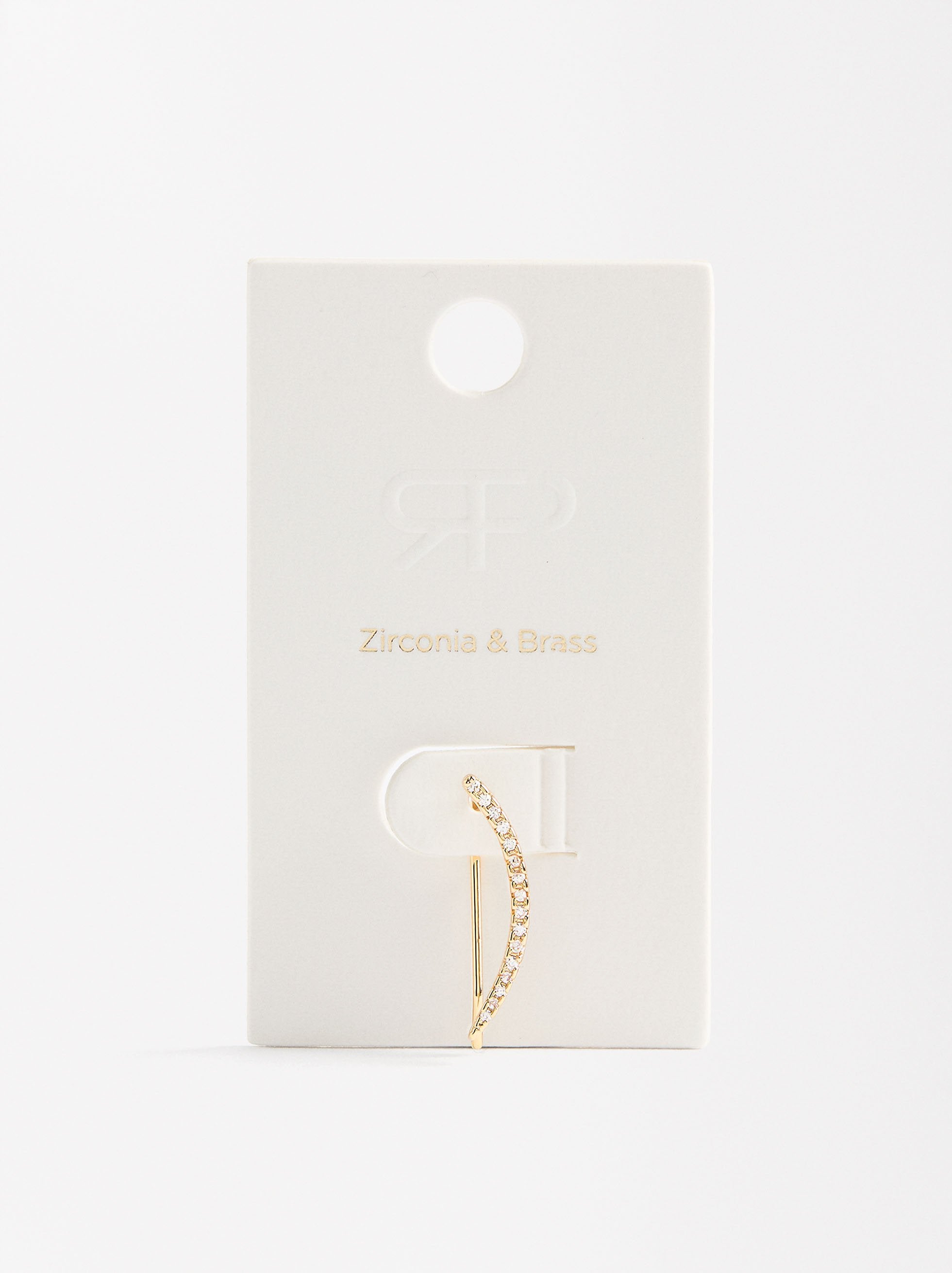 Aretes Individual Pavé Con Zirconias