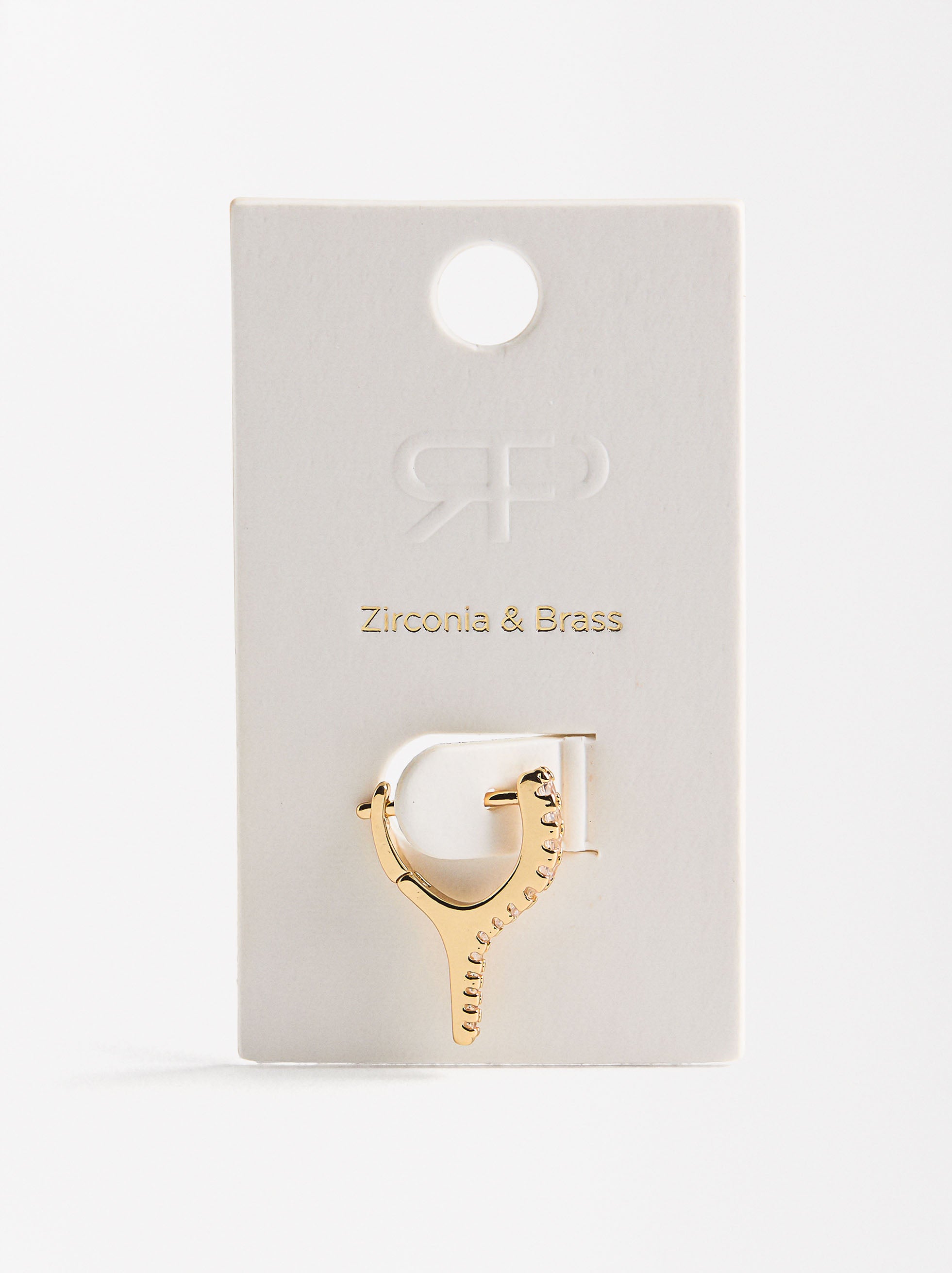 Aro Individual Pavé Con Zirconias