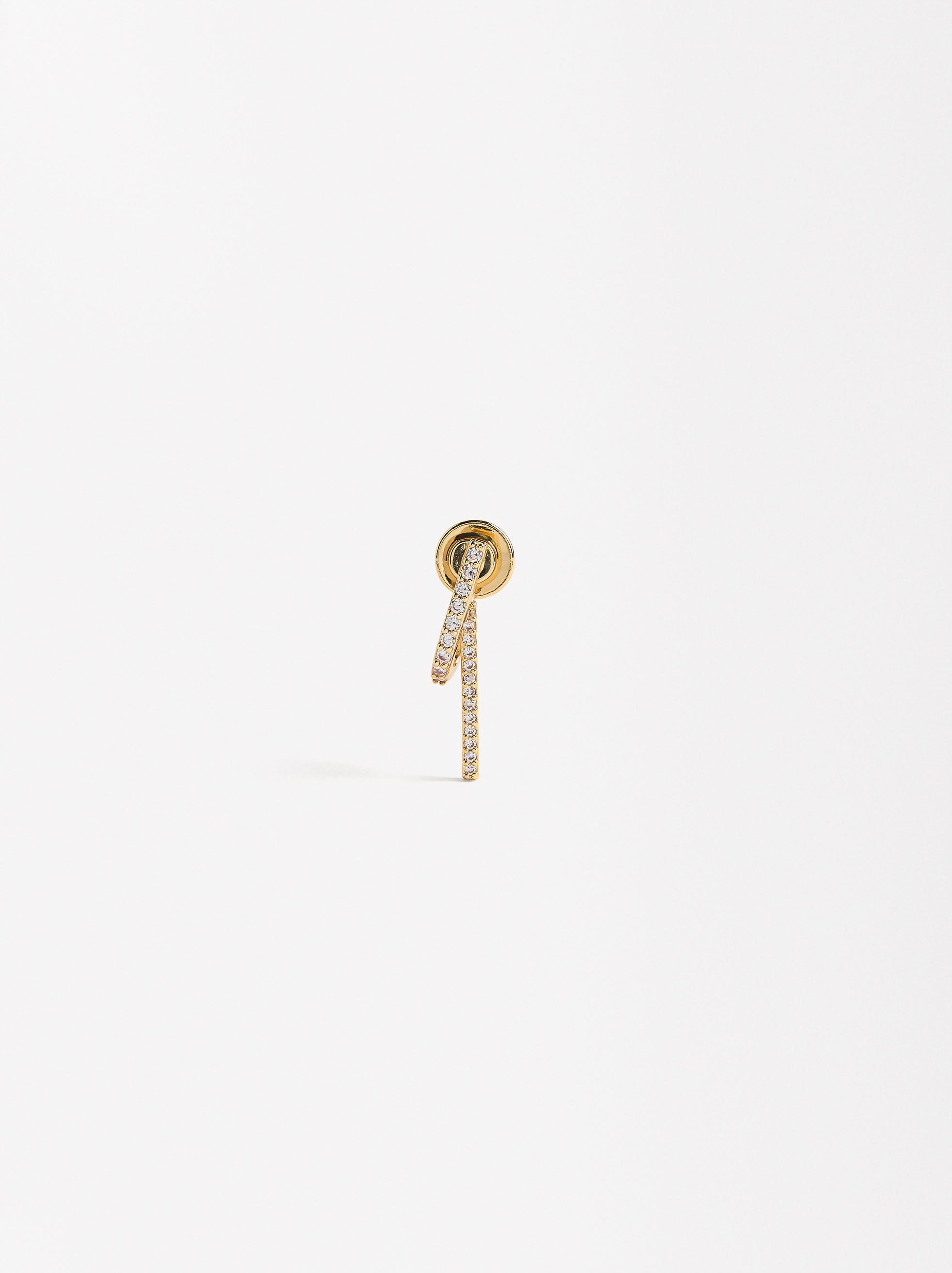 Aretes Individual Pavé Con Zirconias