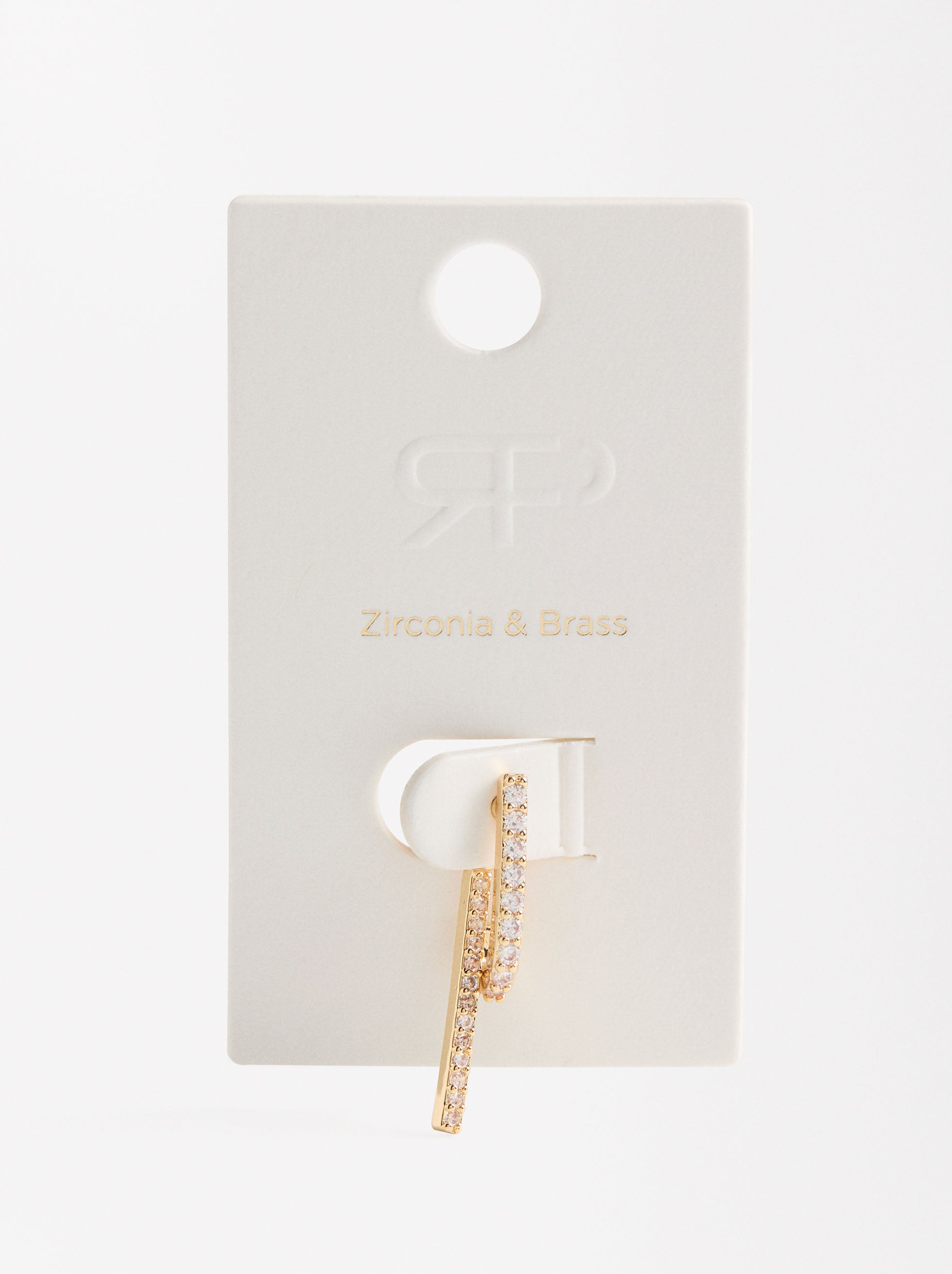Aretes Individual Pavé Con Zirconias