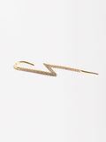 Arete Individual Pavé Rayo Con Zirconias