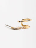 Aretes Individual Pavé Con Zirconias