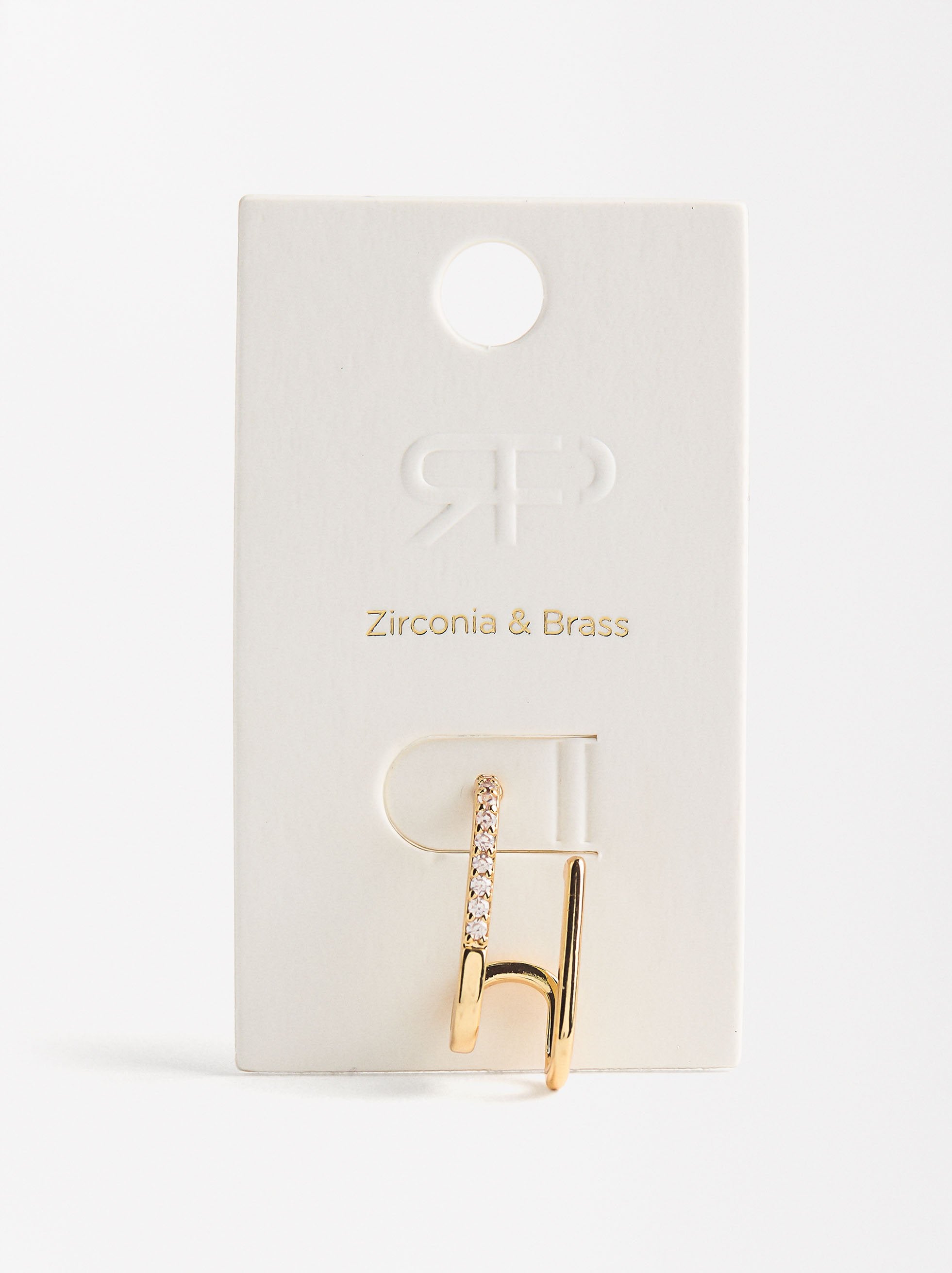 Aretes Individual Pavé Con Zirconias