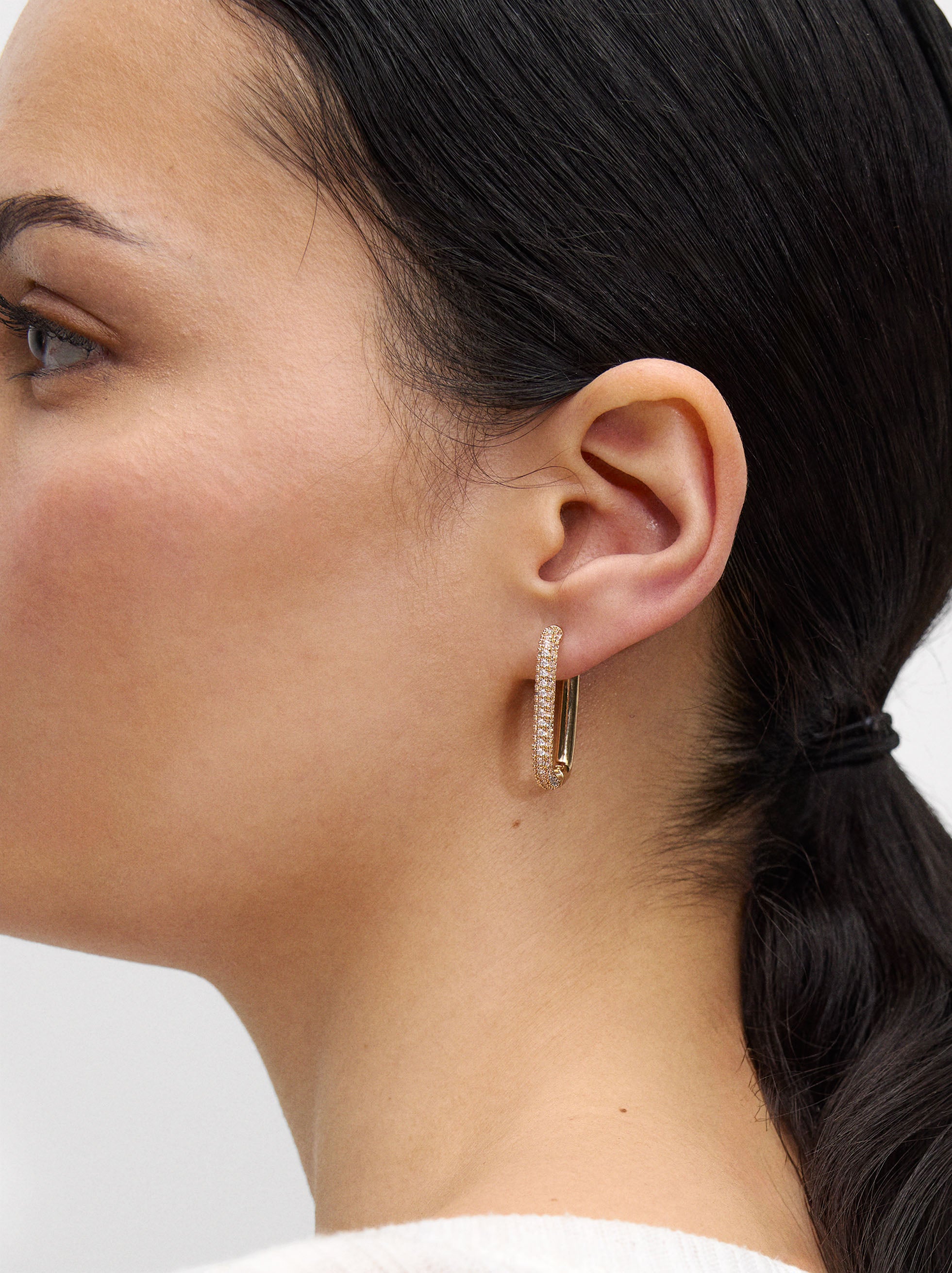 Aro Individual Pavé Con Zirconias
