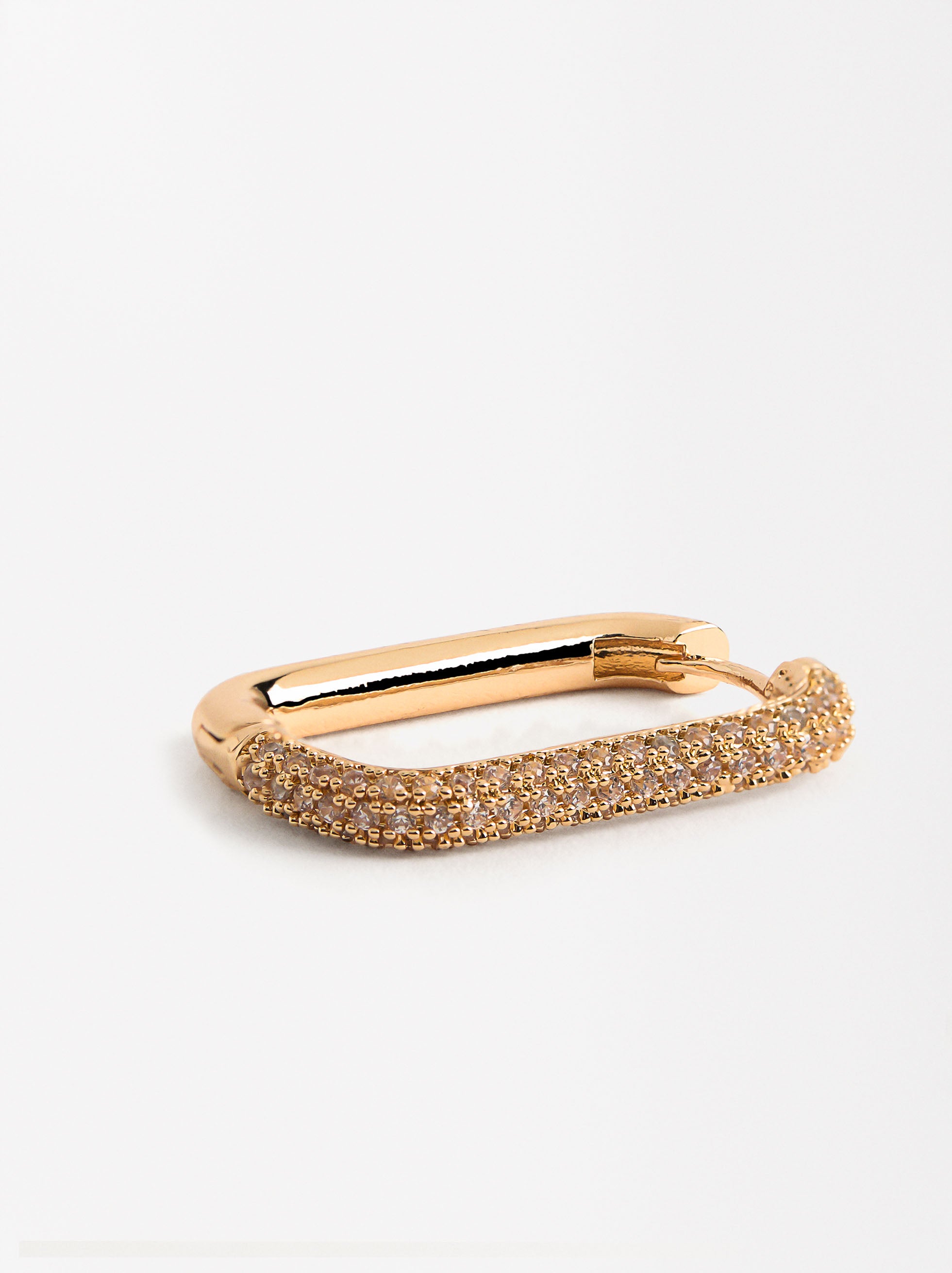 Aro Individual Pavé Con Zirconias