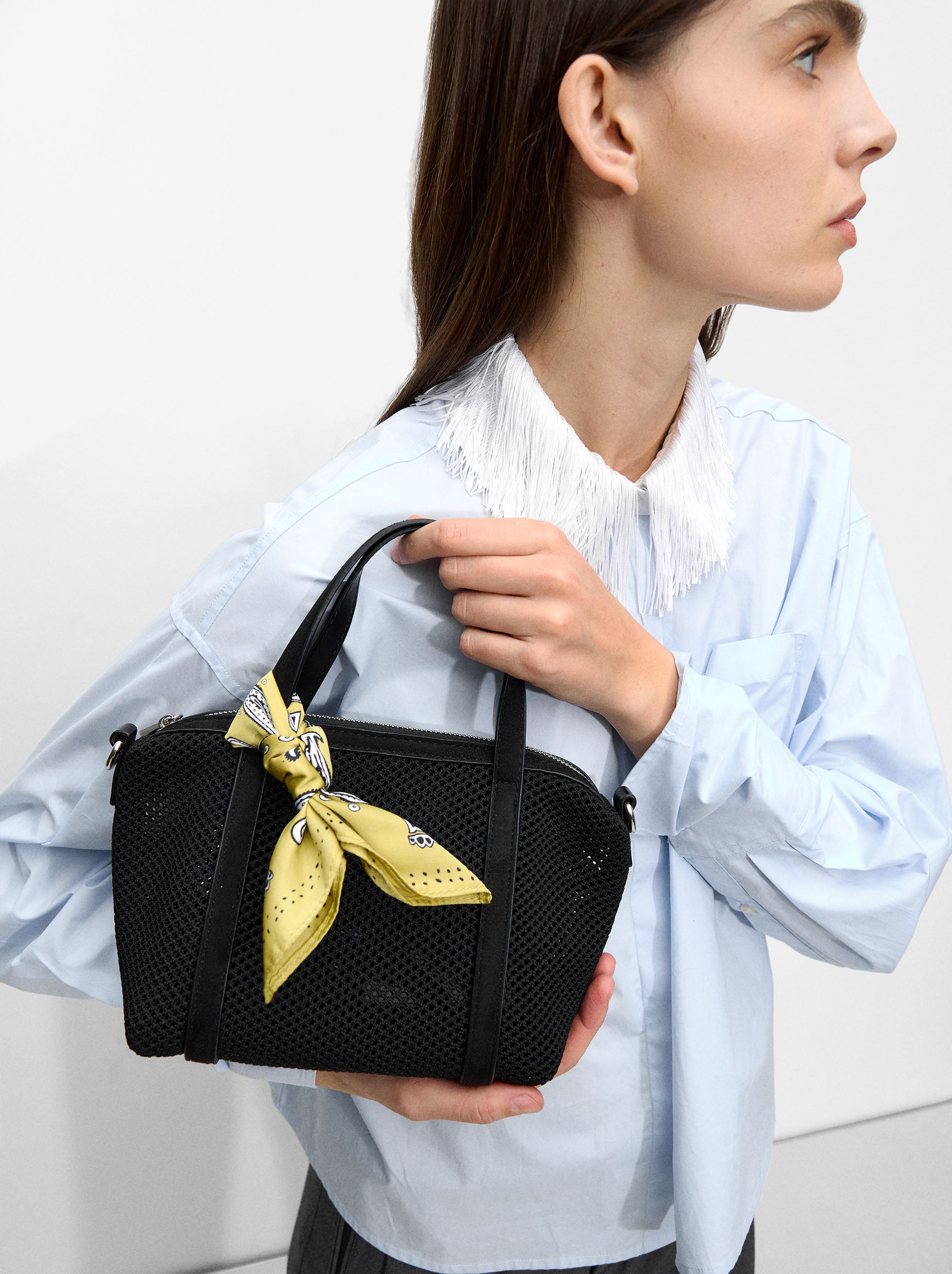 Cartera Tote De Rejilla