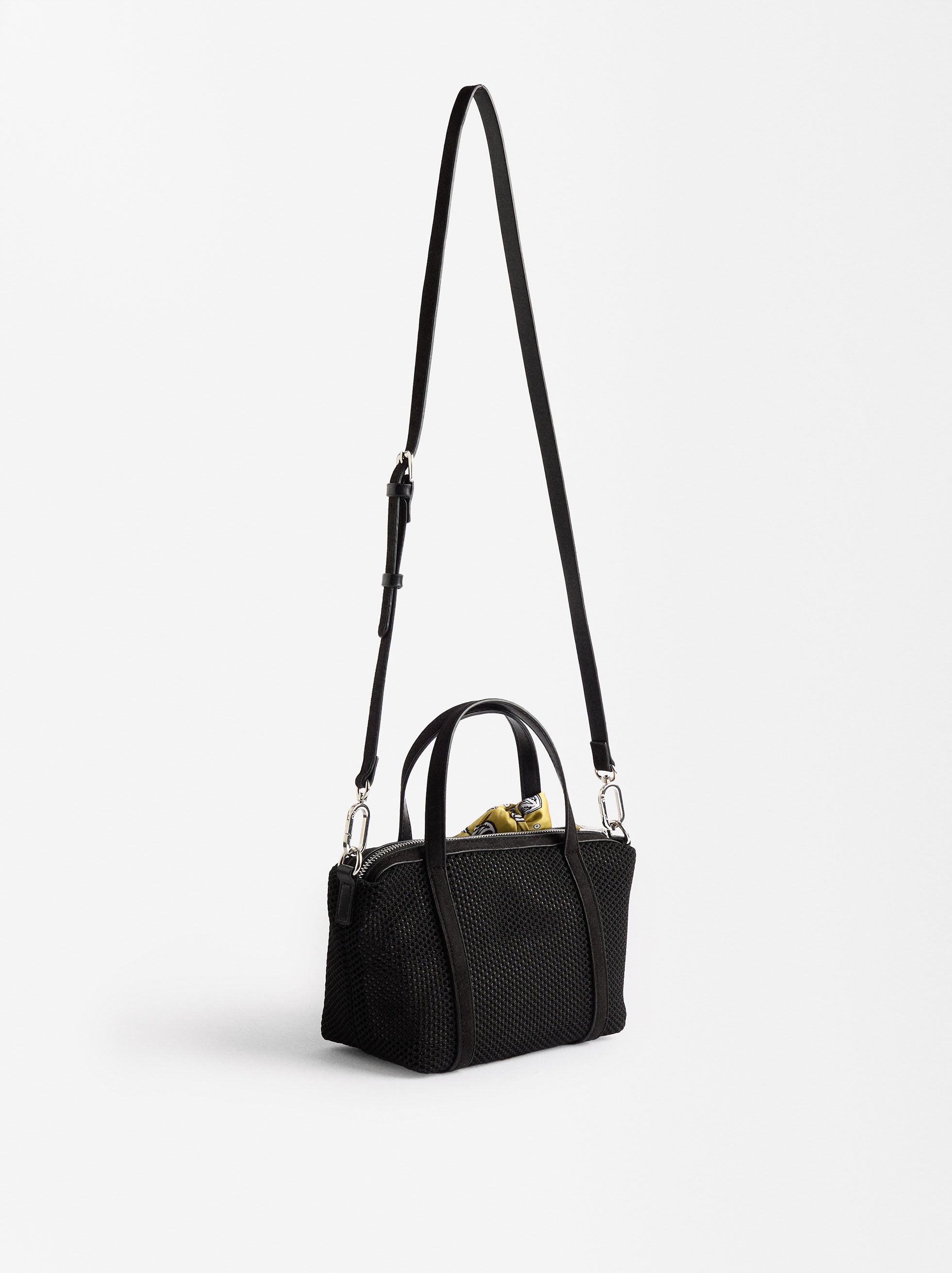 Bolso Tote De Rejilla