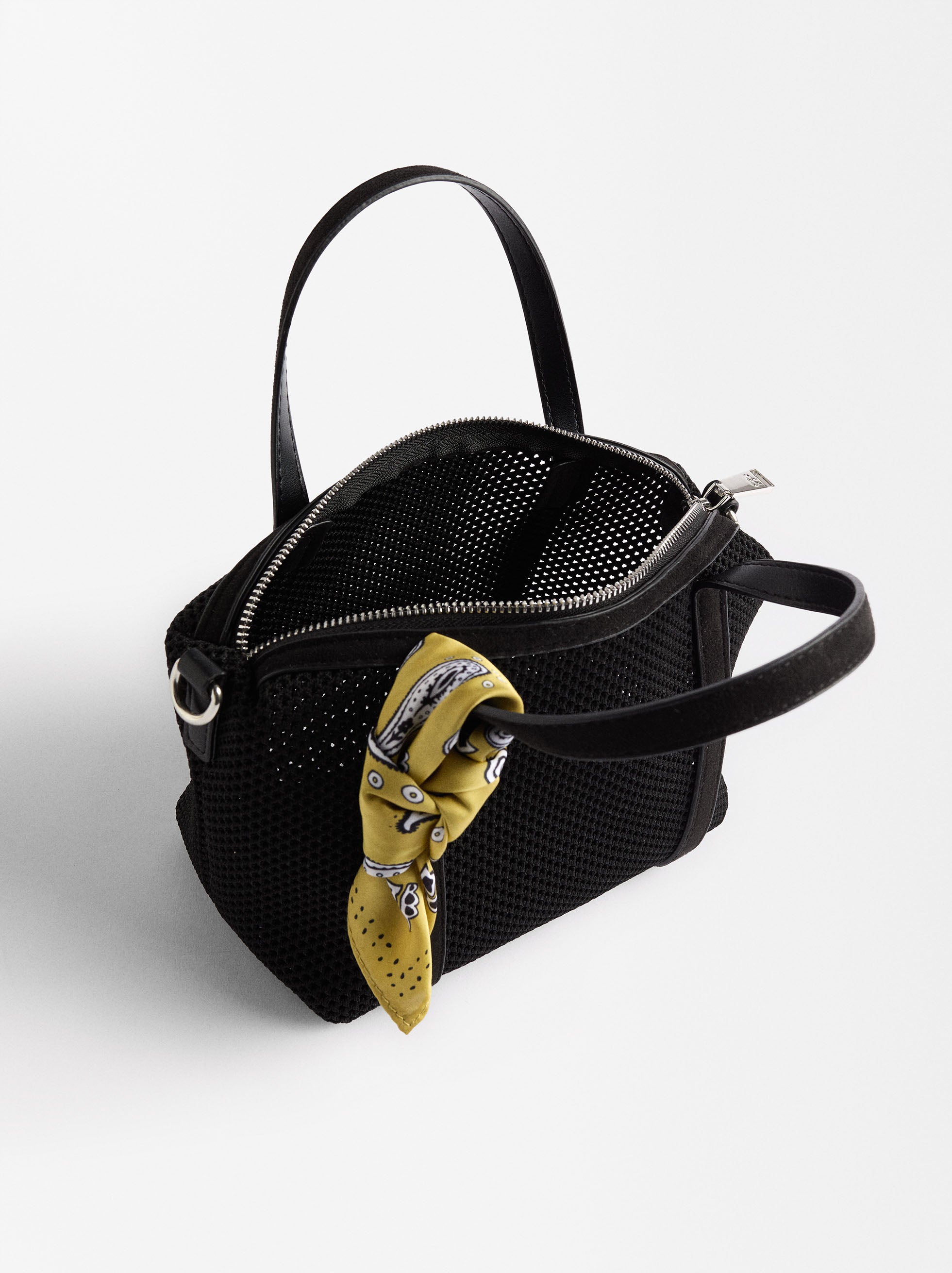 Bolso Tote De Rejilla