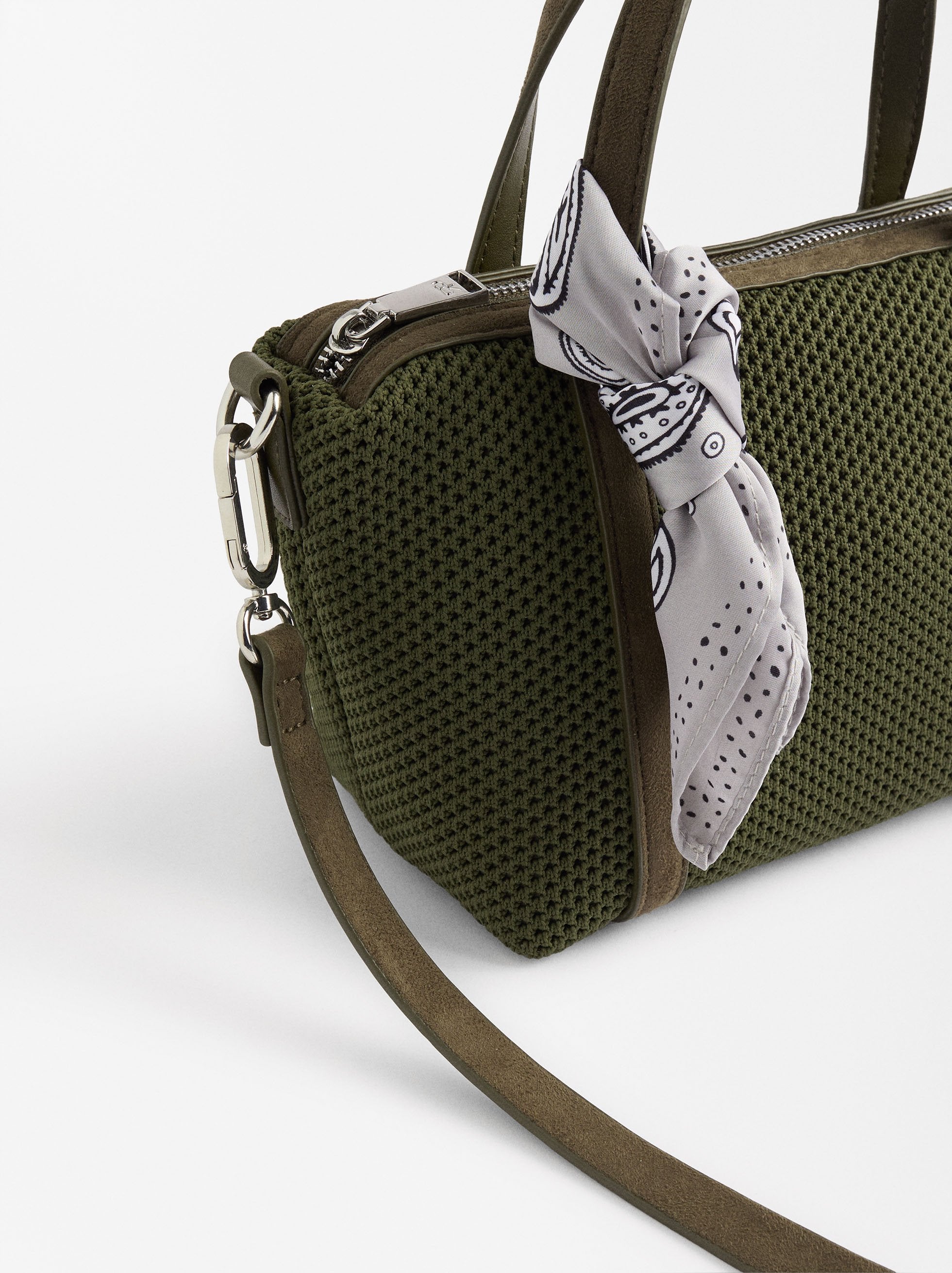 Bolso Tote De Rejilla