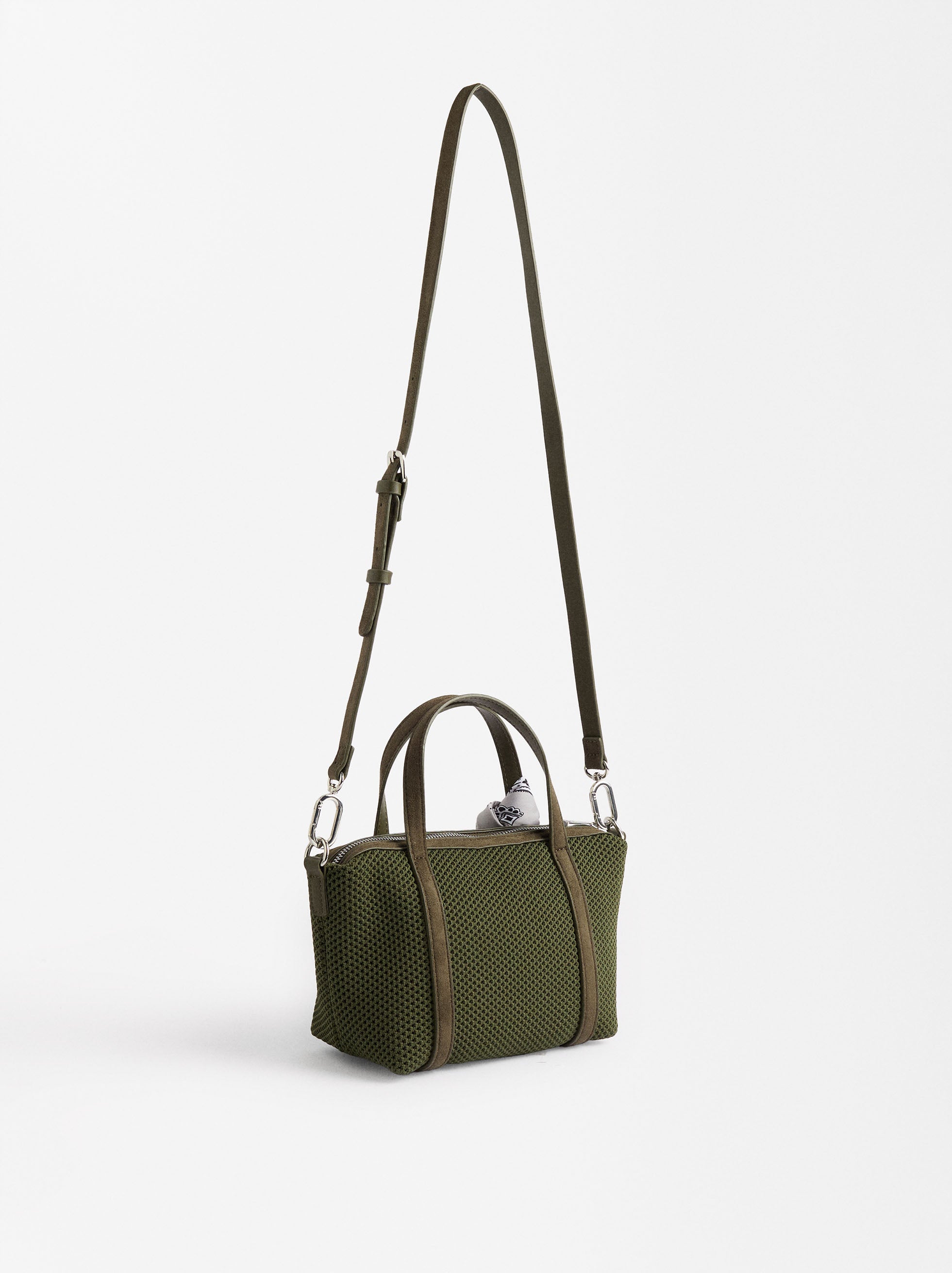 Bolso Tote De Rejilla