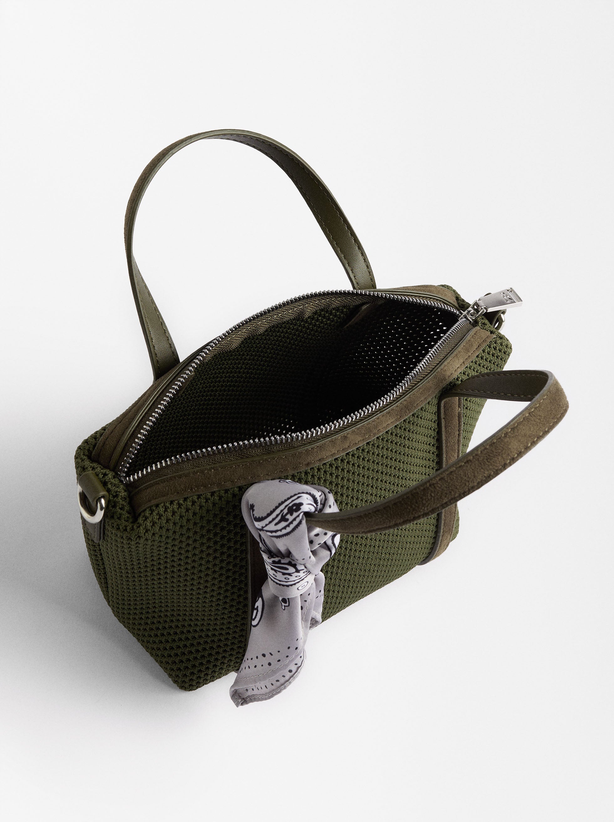 Bolso Tote De Rejilla