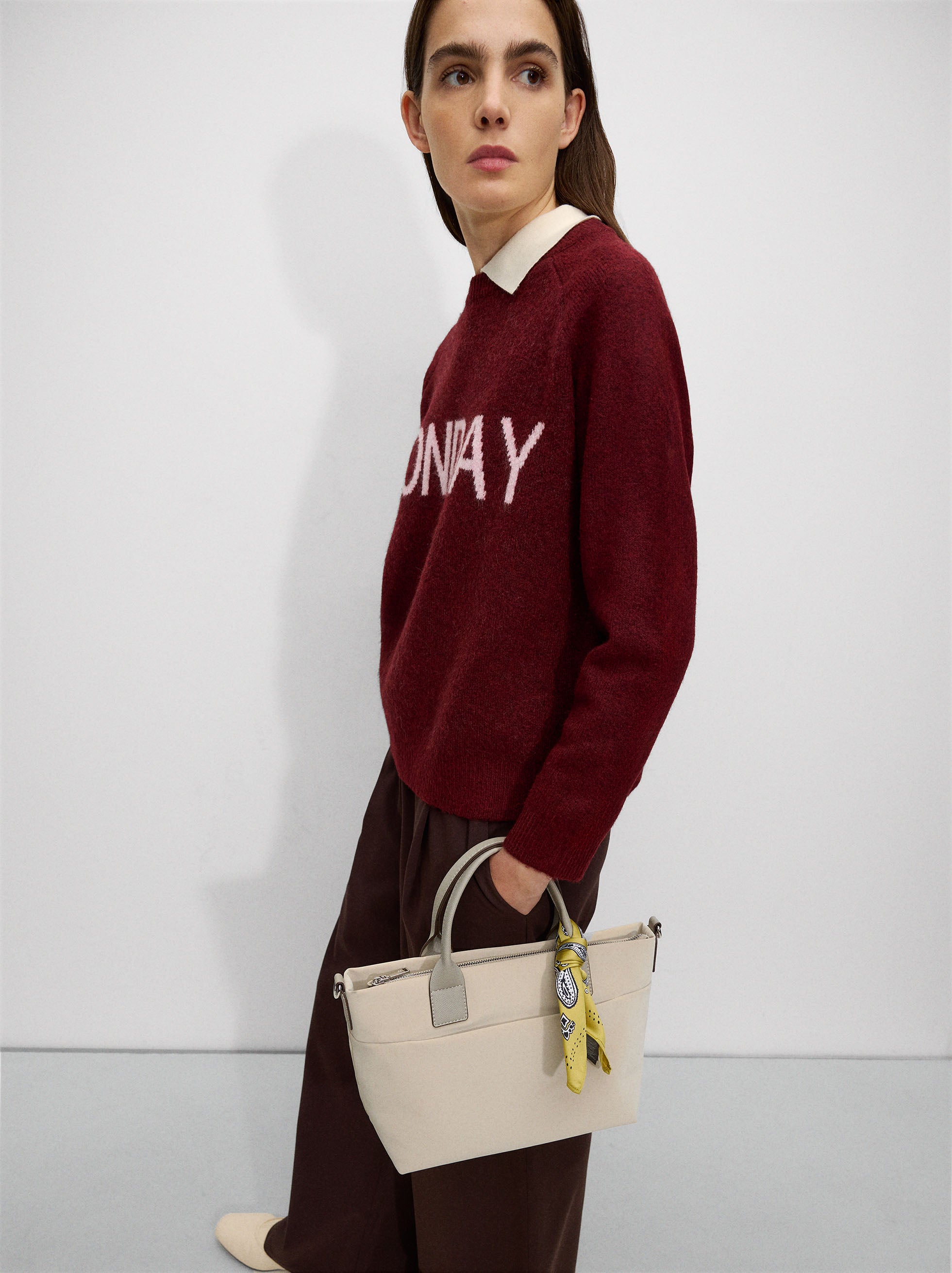 Cartera Tote Textura Suave M