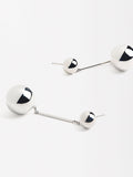 Aretes Largos Con Esferas