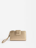 Billetera Metalizada Con Textura