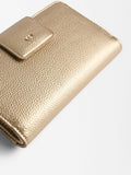Billetera Metalizada Con Textura