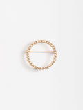 Broche Círculo Con Perlas