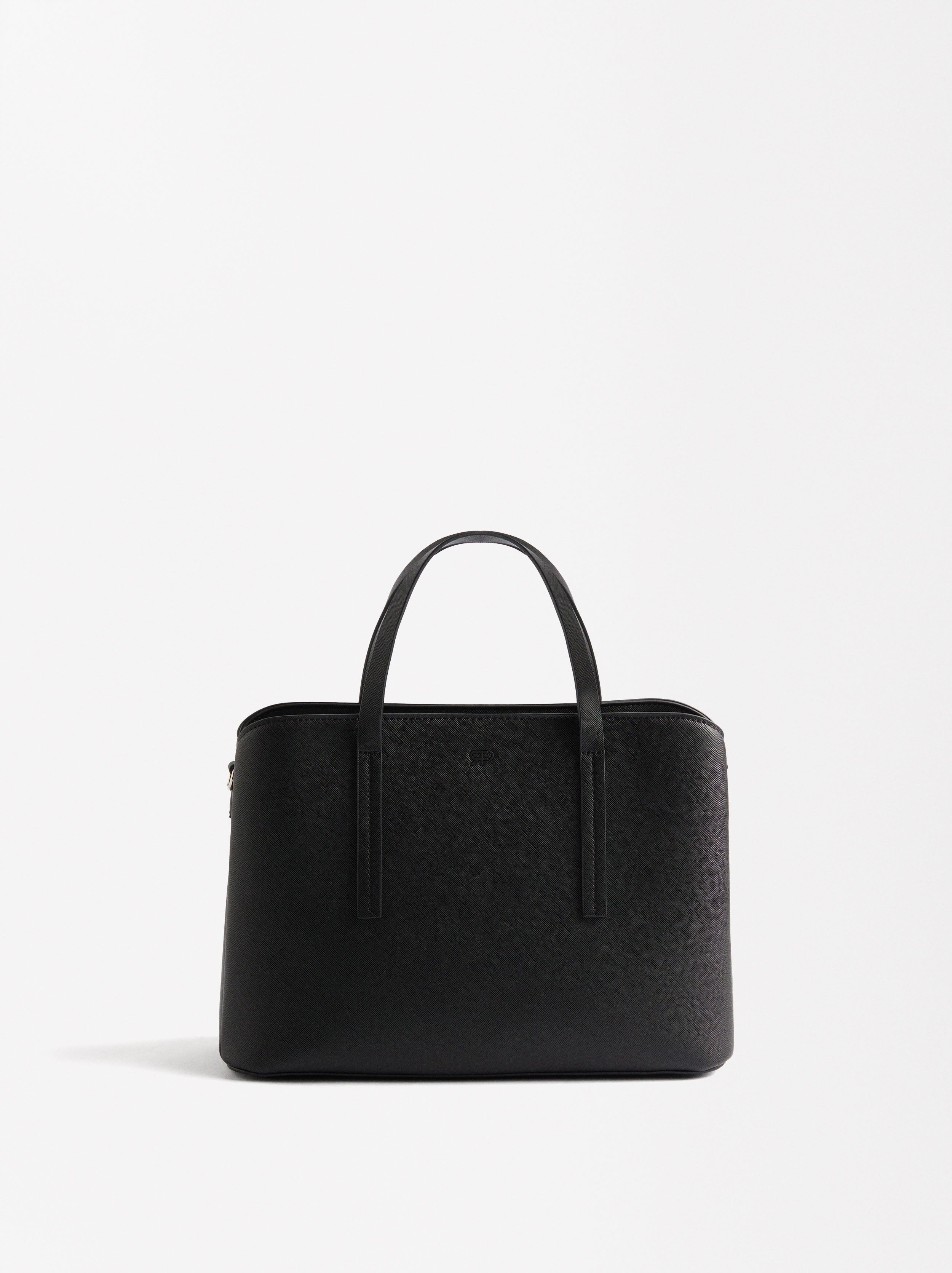 Cartera Tote Con Textura M