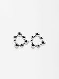 Aretes De Aro Con Esferas