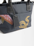 Bolso Tote De Nylon Estampada