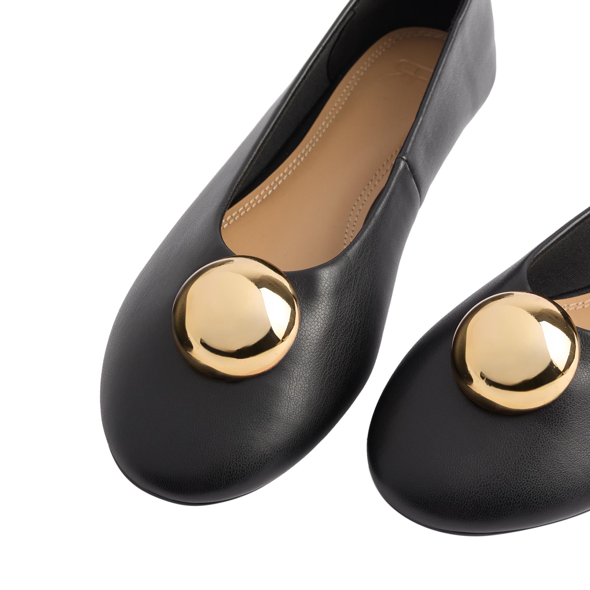 Bailarinas Con Detalle Dorado