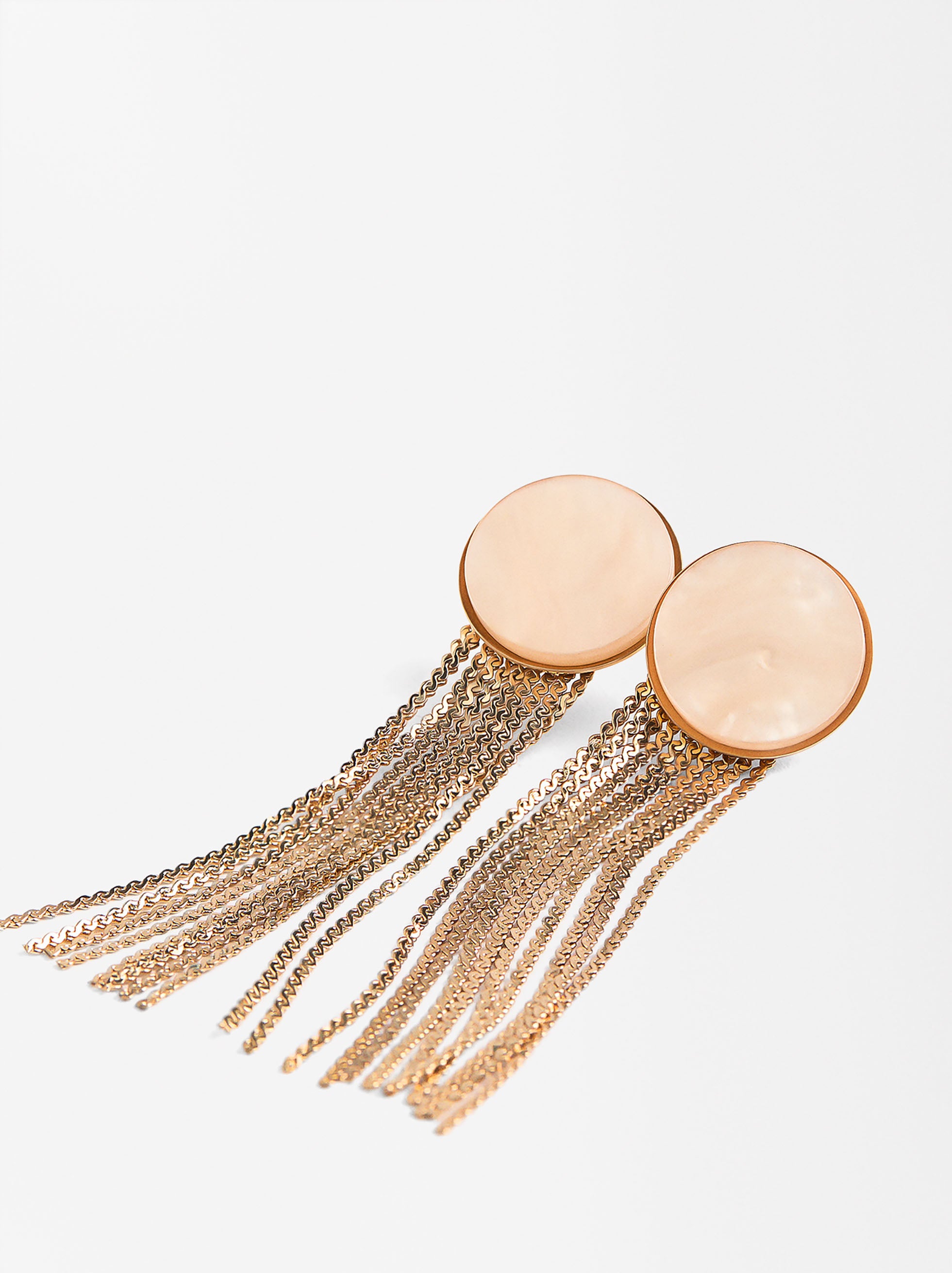 Aretes De Perlas En Cascada