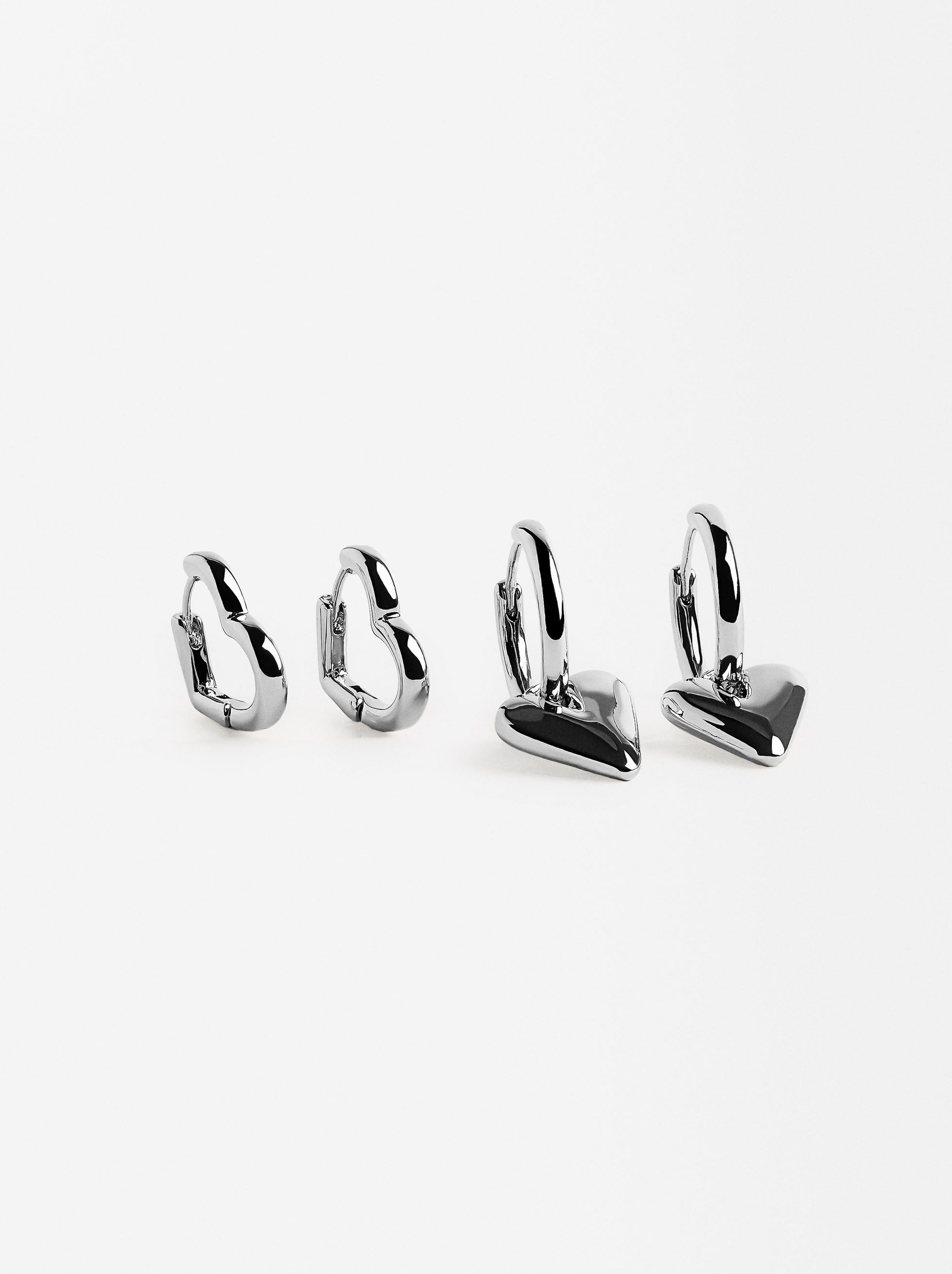 Conjunto De Aros Corazón