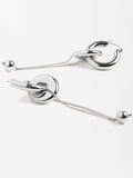 Aretes Tubulares Con Cadena