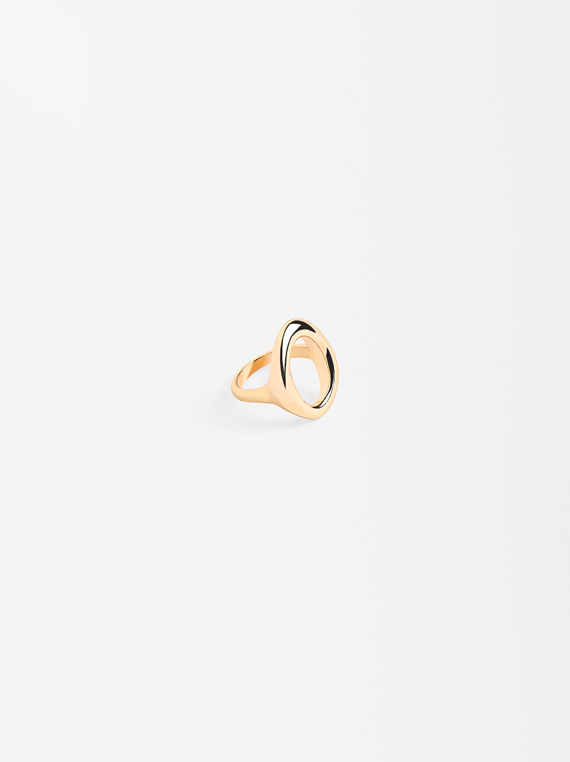 Anillo Con Aro Ovalado