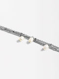Pulsera Multicadena Con Perlas De Agua Dulce
