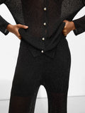 Pantalón De Punto Lurex
