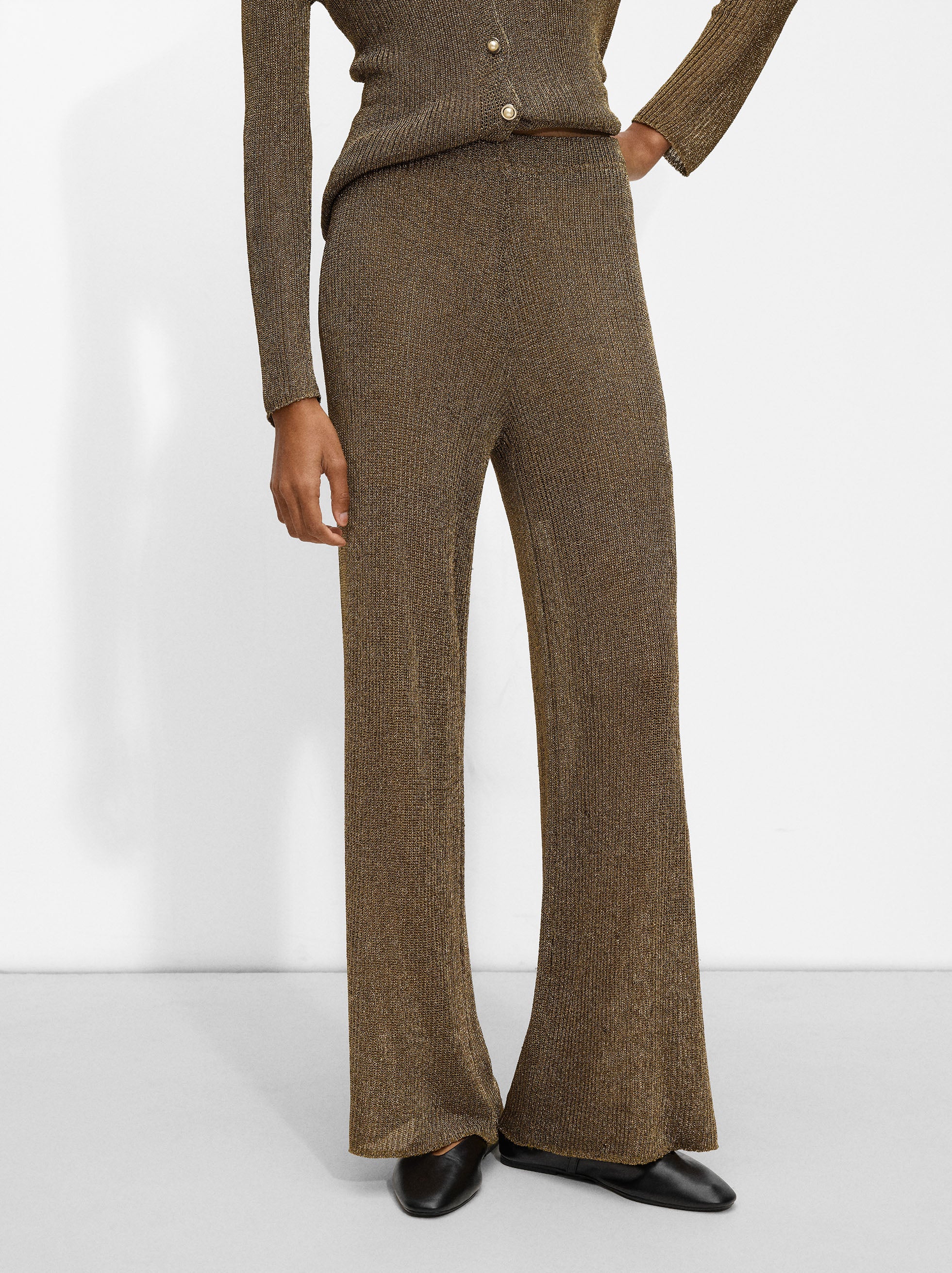 Pantalón De Punto Lurex