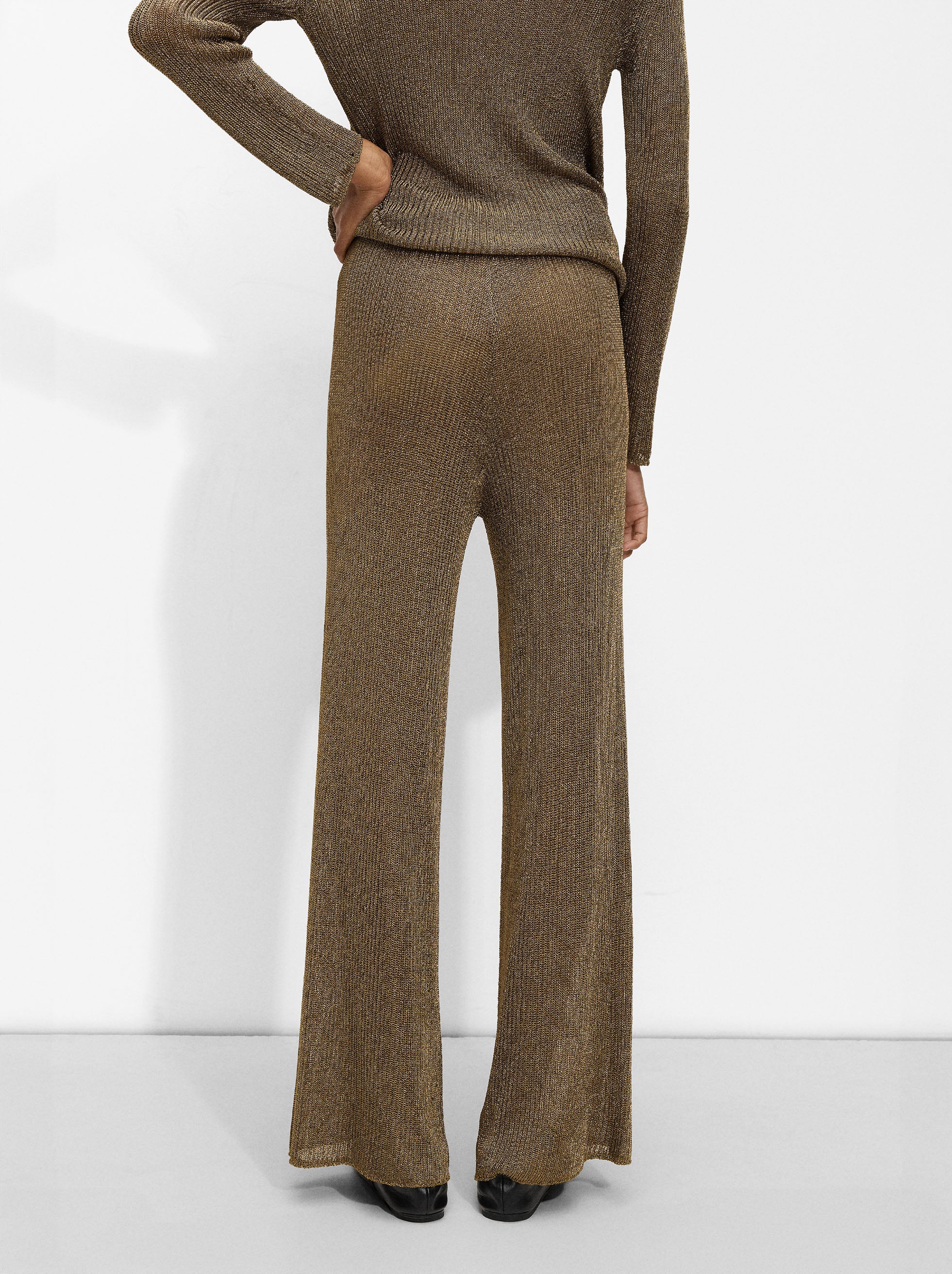 Pantalón De Punto Lurex