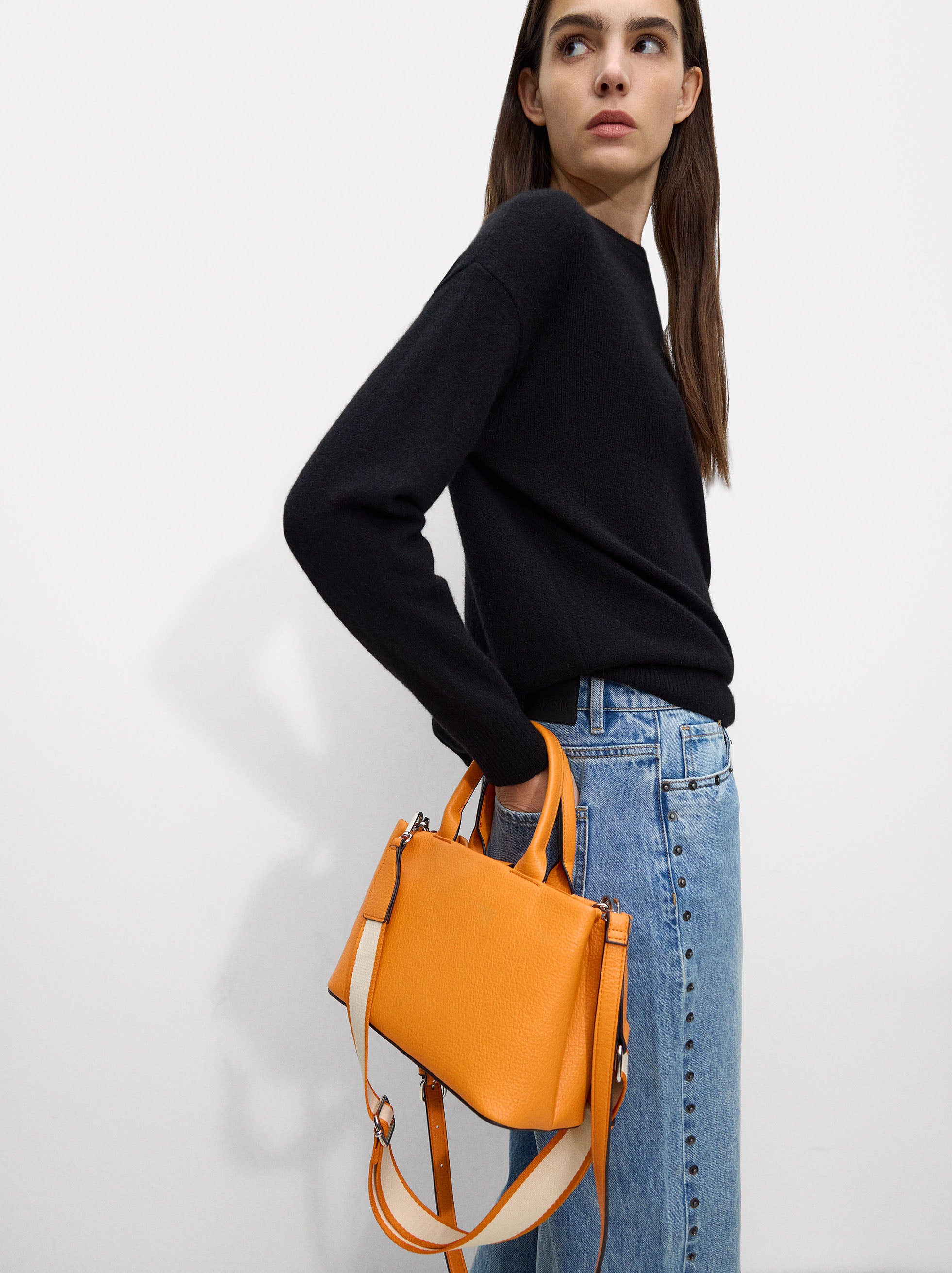 Cartera Tote Con Bandolera S