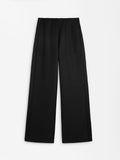 Pantalón Recto Con Lana