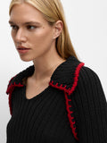 Jersey De Punto Con Pespuntes