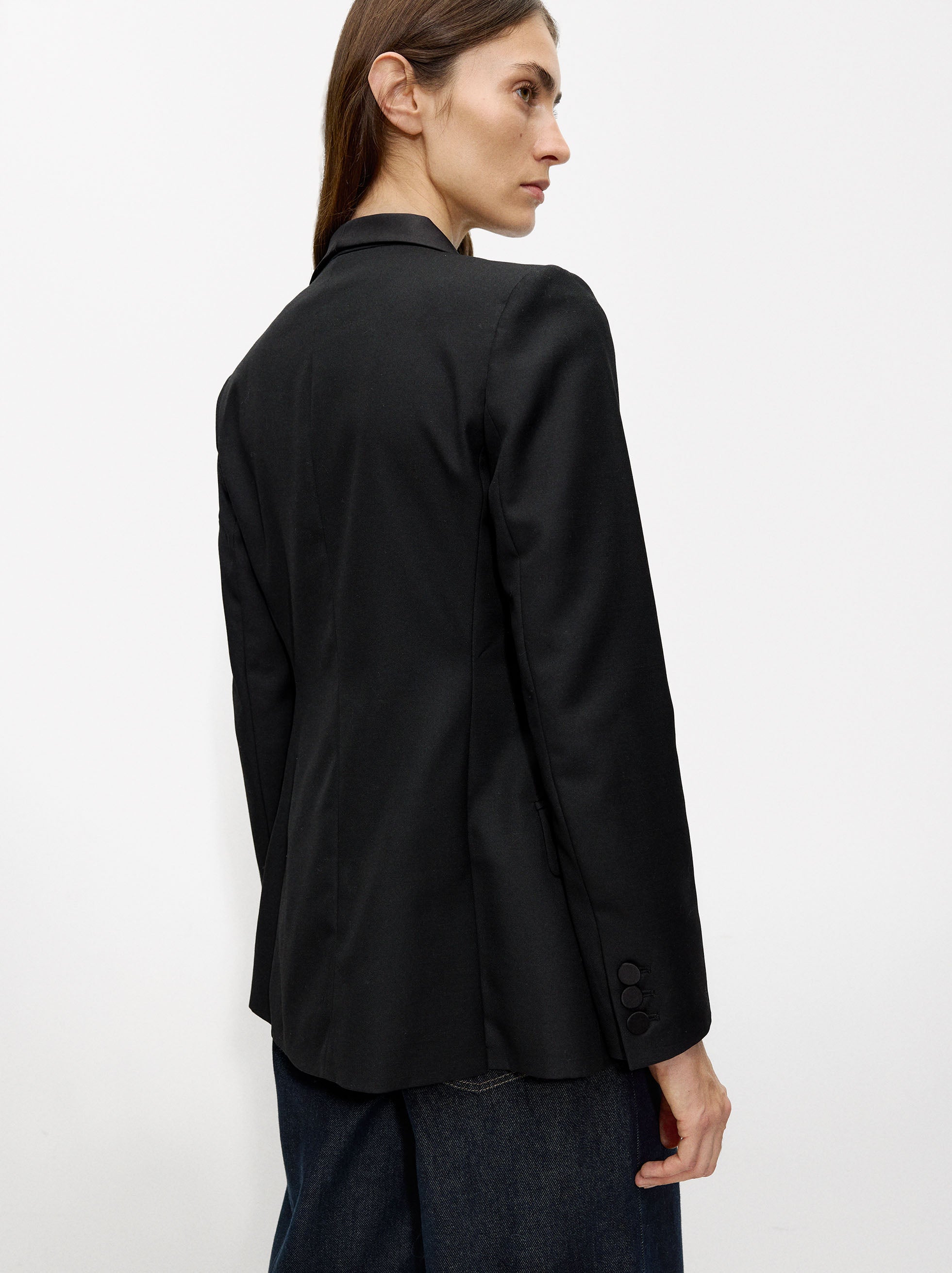 Blazer Con Lana